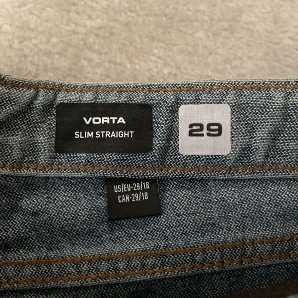 New Volcom Mens Denim Slim Fit Denim Jeans Youth 29x29 Pants - Picture 4 of 8